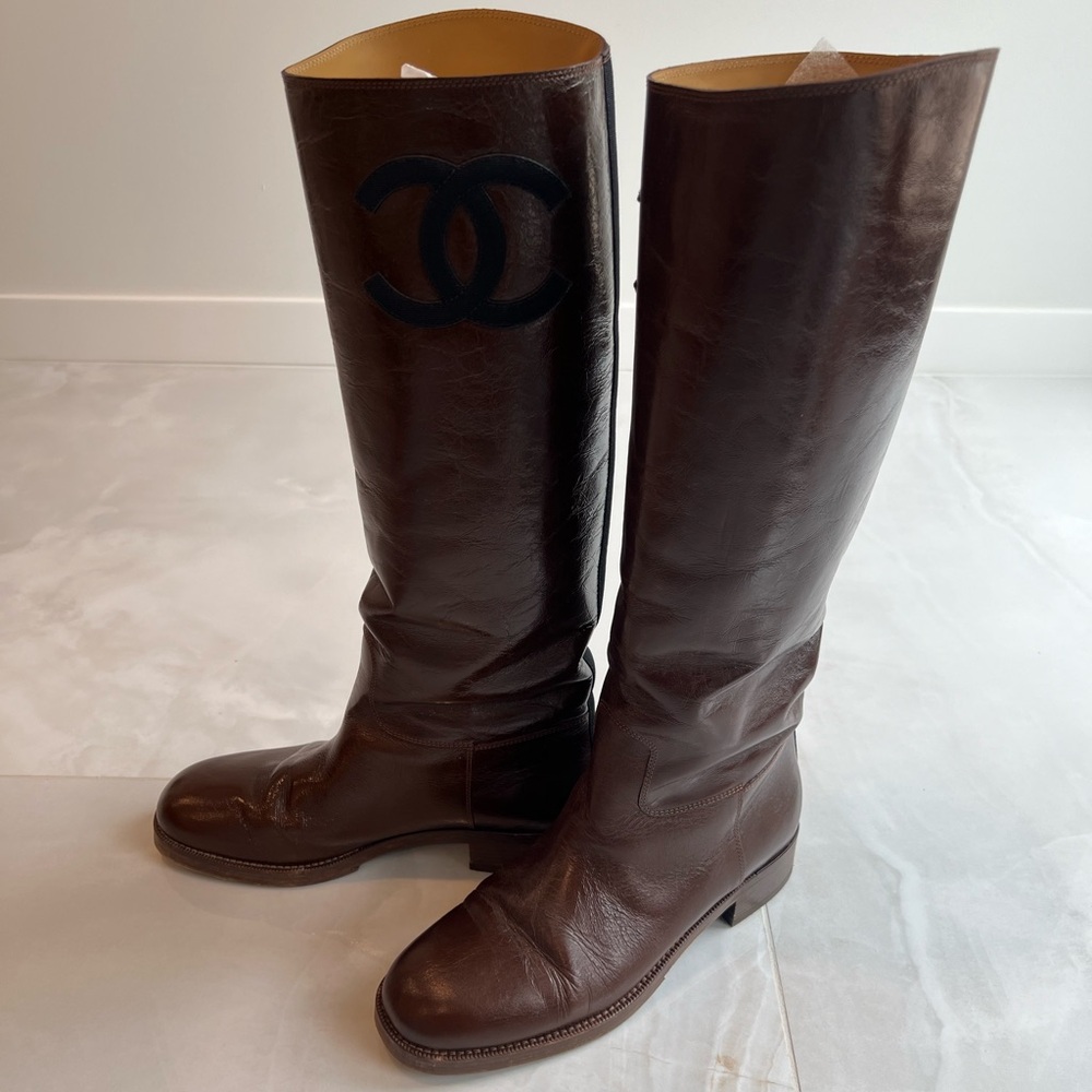 CHANEL | Brown Equestrian Style | Size IT 40 or US 9.5